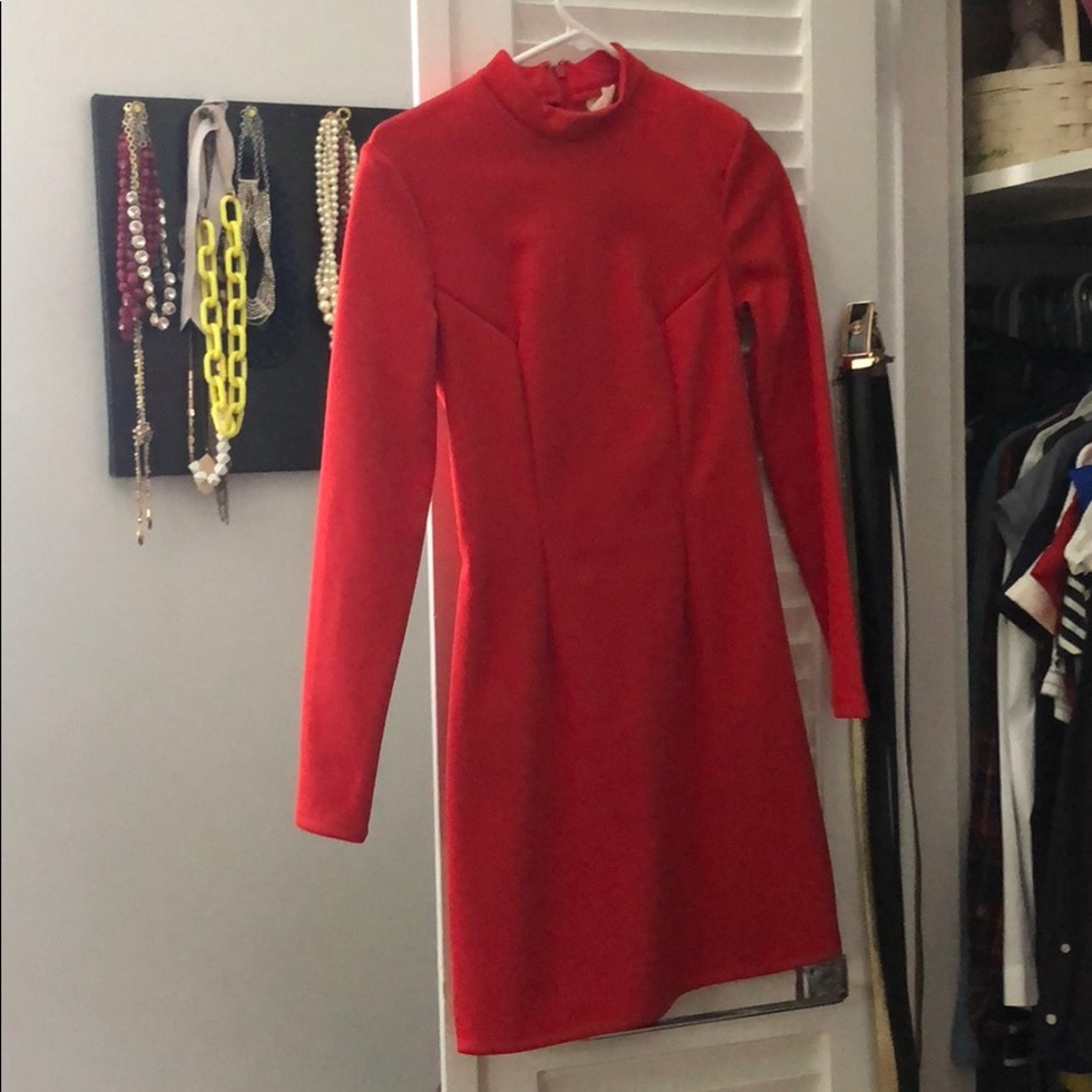 Red dress